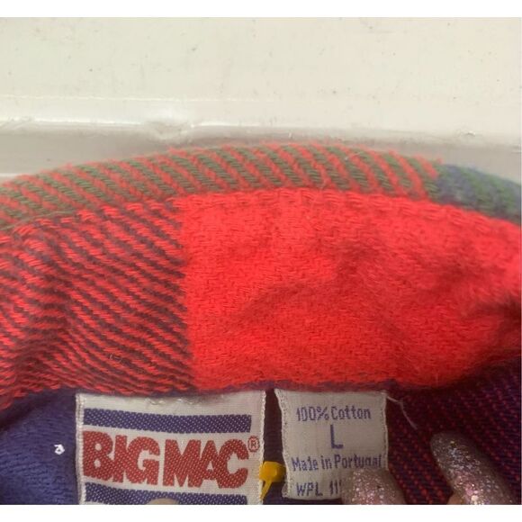 Multicolored Checkered Big Mac Flannel - Picture 5 of 7